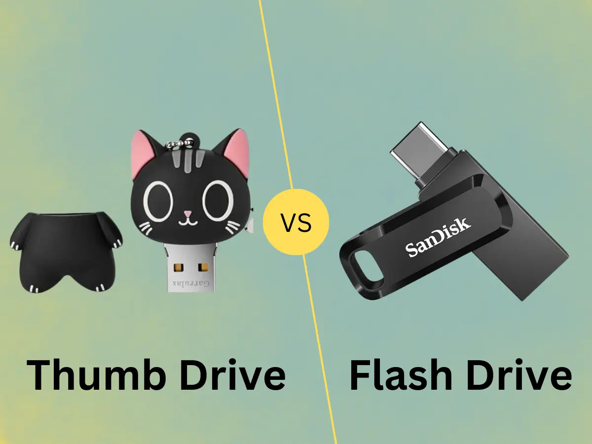 Thumb Drive vs Flash Drive